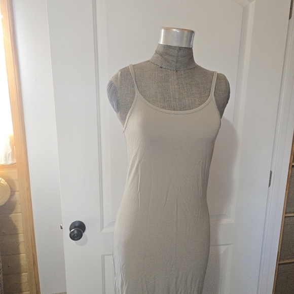 NWT James Perse Gray Taupe Cami Slip Dress, SIZE 1/S - Picture 3 of 12